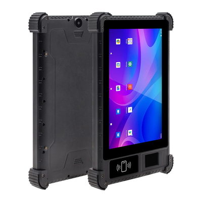 PC biometrico 4G a 8 pollici della compressa dell'OEM del touch screen di Nfc Rfid dell'impronta digitale di sicurezza irregolare