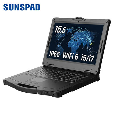 comprare Industrial Rugged Laptop Computer Core I5 I7 Double Batteries Fingerprint Waterproof IP6 For Military Computer online manufacture