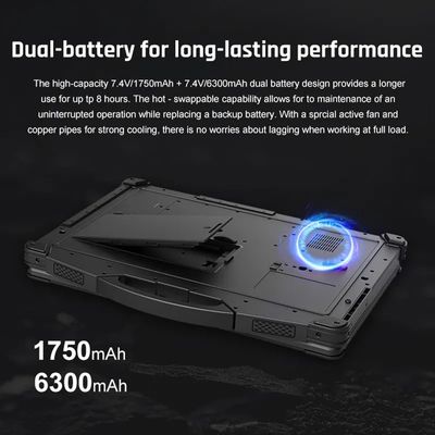 comprare 15.6 Inch IP65 i5/i7 Windows 11 GPS/ 4G/WiFi/BT Industrial Military Rugged Laptop PC online manufacture
