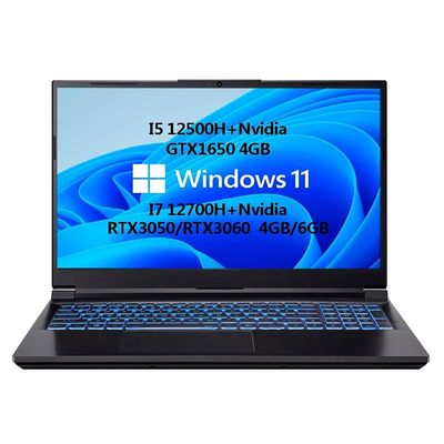 comprare Laptop da gioco di dodicesima generazione con scheda video GTX1650 da 4 GB e processore Core I5 12500H o I7 12700H online manufacture